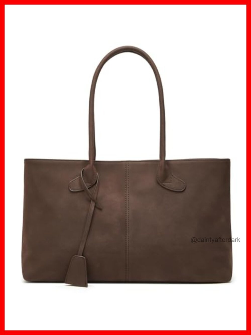 Suede Tote Bag Large Hobo Shoulder Handbag Vegan Suede Slouchy Crossbody